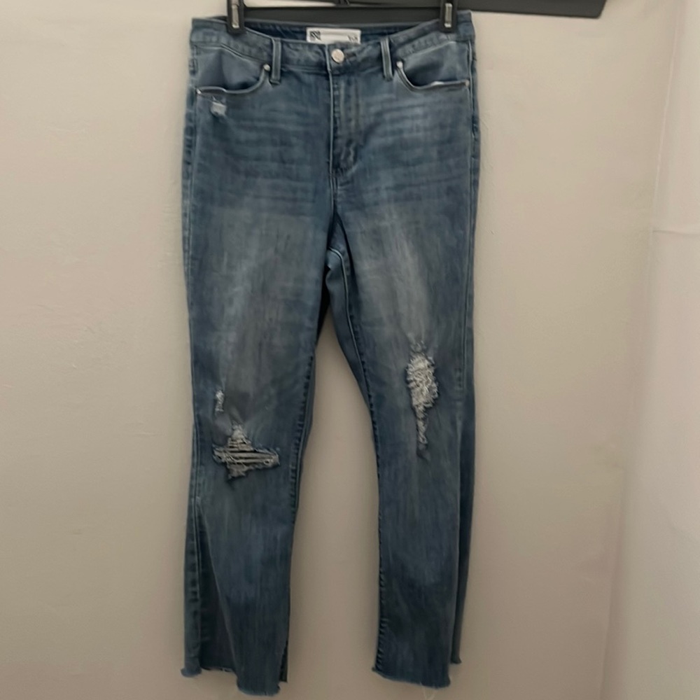 RSO denim Sydney cropped flare Jean